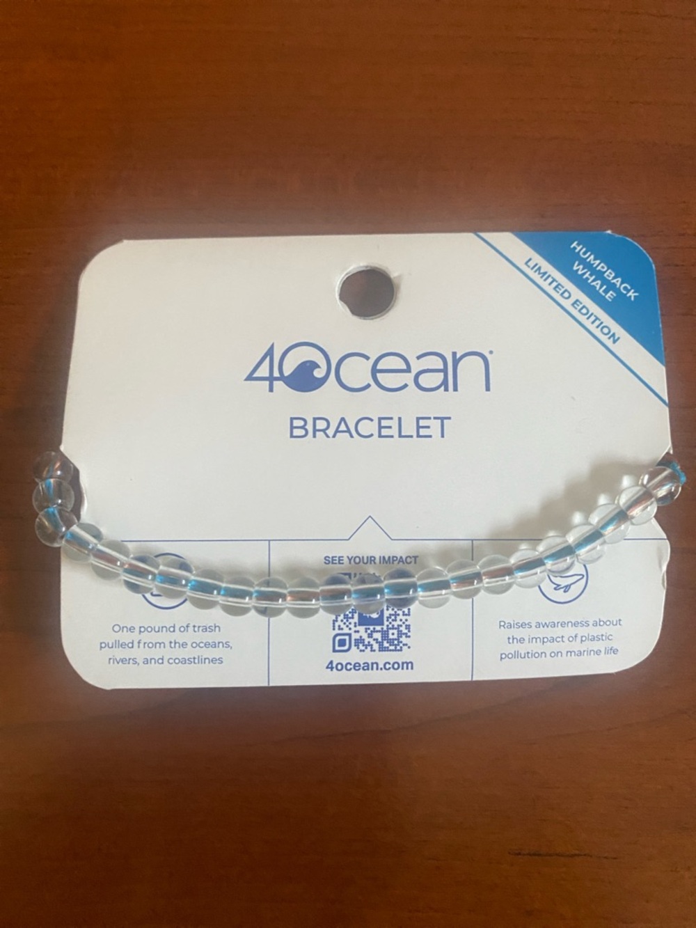 4Ocean Bracelet. Funds a Global Ocean Cleanup. NWT